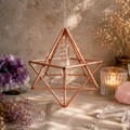 Merkaba de Cobre hecho a mano con armonizador