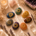Piedras de los 7 Chakras Grabadas