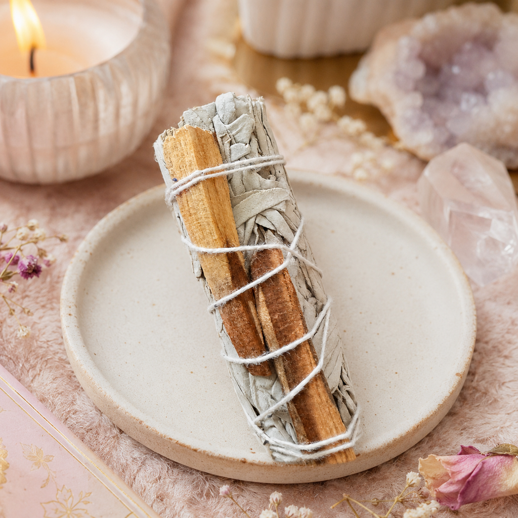 Atadillo de Salvia Blanca con Palo Santo