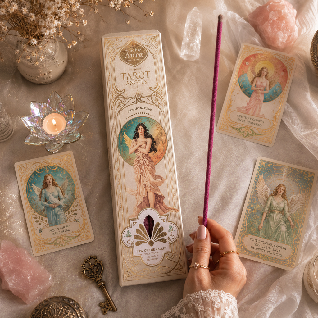 Incienso Tarot Ángeles Lirios del Valle + cartita de regalo — Sagrada Madre