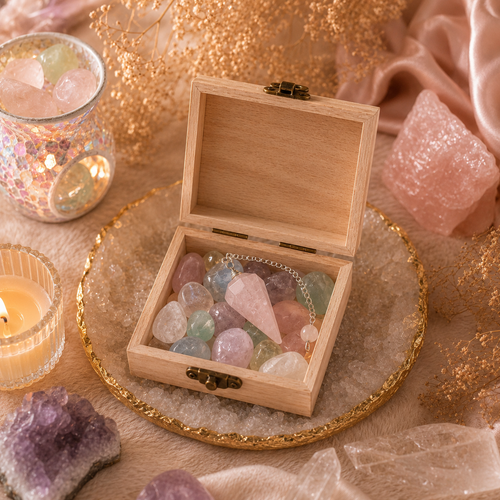Cofre y Cajita para piedras Metamorfosis