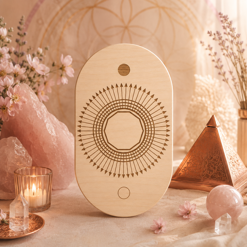 GRÁFICO RADIÓNICO PERSONALIZADO EN MADERA Ovalado 16x25